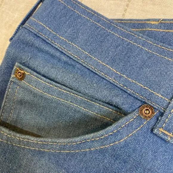 Vtg Levis For Men Size 36 30 Blue Denim WPL 423 Orange Tab Made In USAskosh
